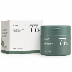anua heartleaf 77% clear pad