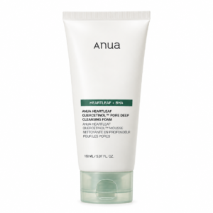 anua heartleaf quercetinol™ pore deep cleansing foam