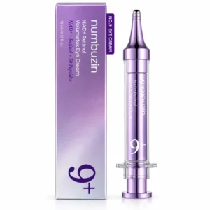 numbuzin no.9 nad+retinol volumetox eye cream.